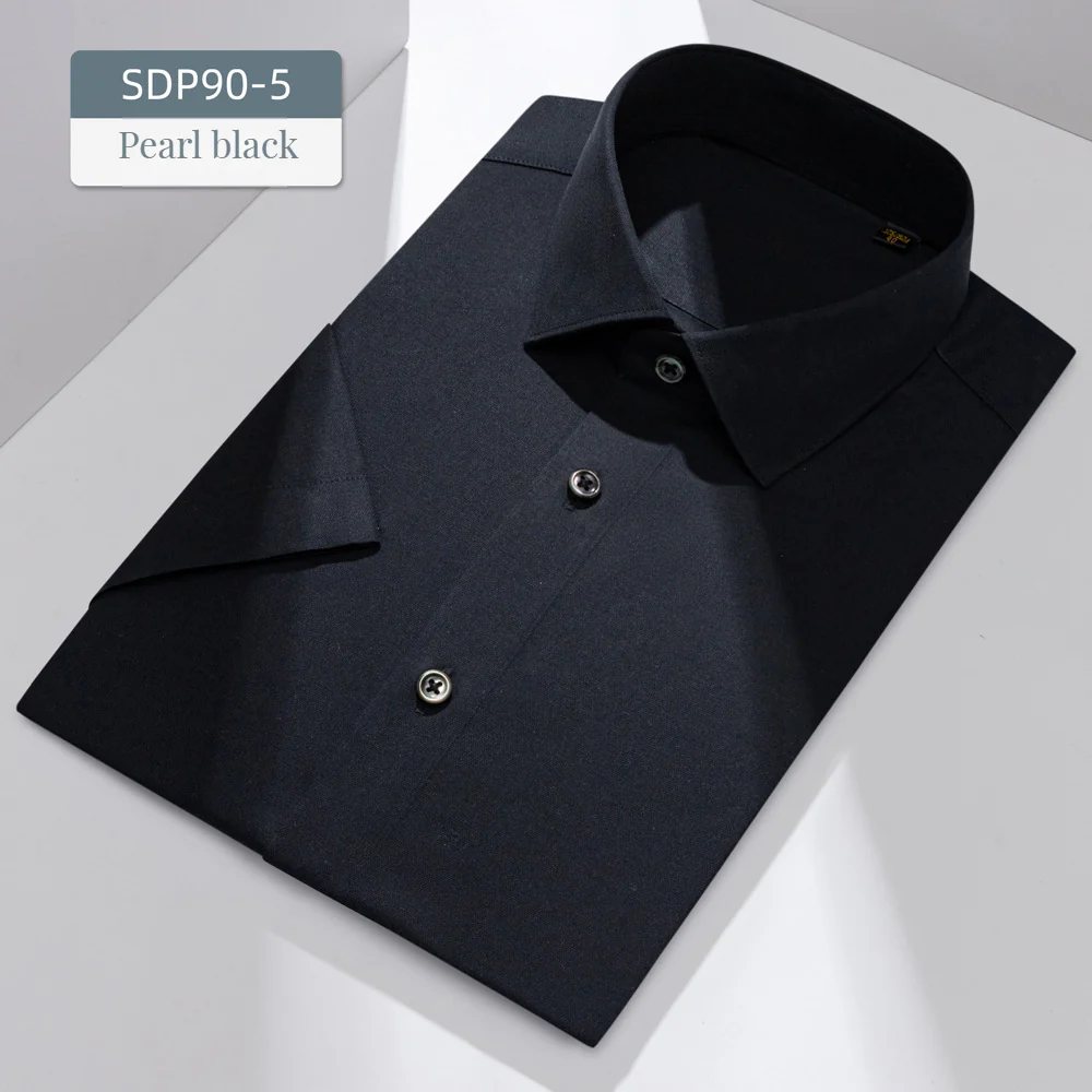 230 count white shirt 100% cotton DP ready-made garment non-ironing high-end - Image 11