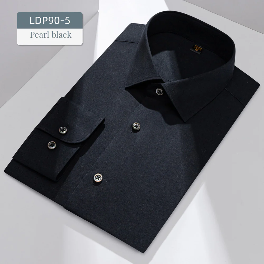 230 count white shirt 100% cotton DP ready-made garment non-ironing high-end - Image 3