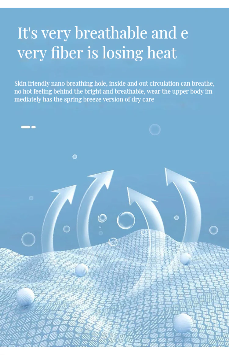 Cotton short-sleeved T-shirt men's lapel sunscreen UBF50+ seamless casual POLO shirt men - Image 4