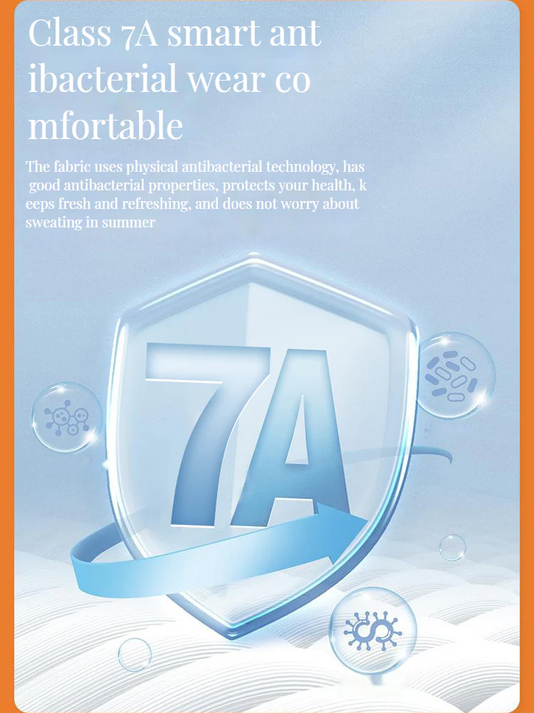 Cotton short-sleeved T-shirt men's lapel sunscreen UBF50+ seamless casual POLO shirt men - Image 5