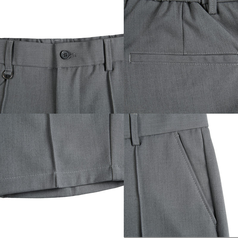 Men's casual suit shorts British style shorts - Image 5