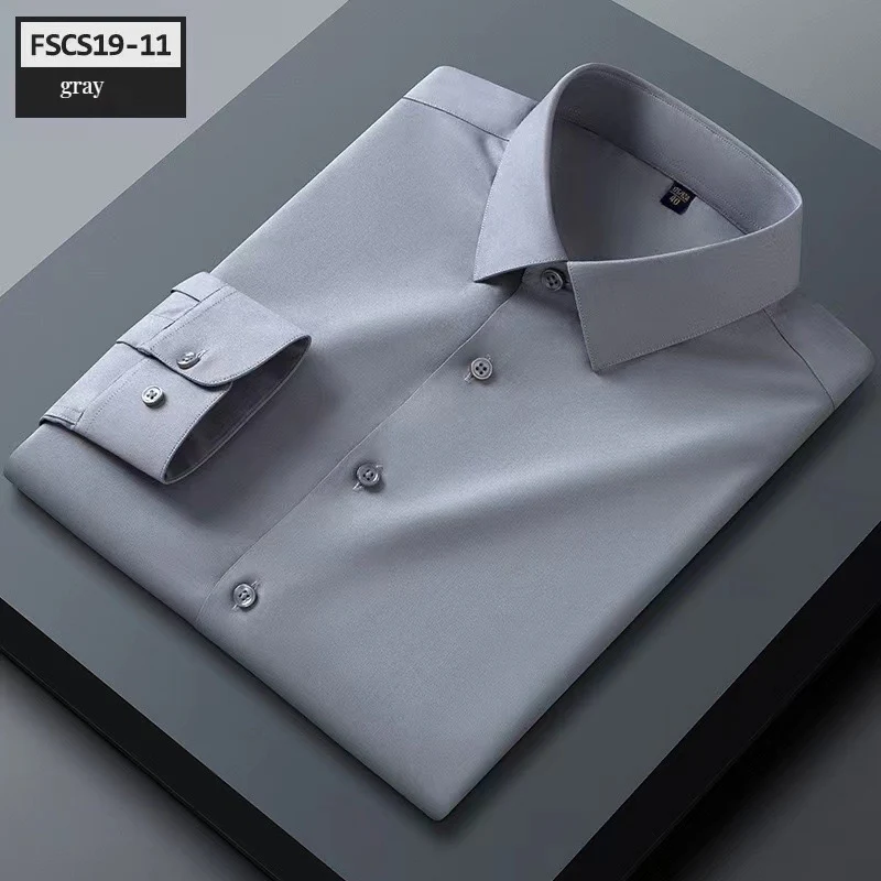 Men's Shirts Mulberry Silk Series High-end Non-ironing - Image 5