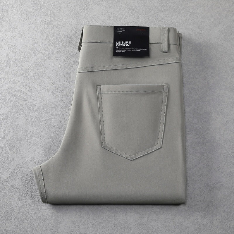 Outdoor functional pants, thin casual pants, men's light luxury high-end straight trousers - Image 3