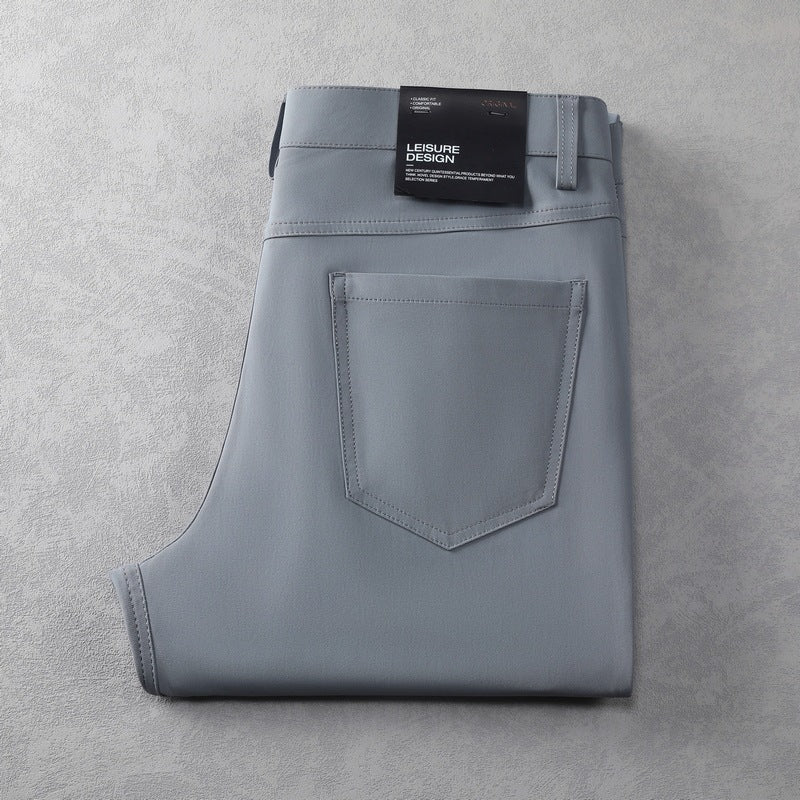 Outdoor functional pants, thin casual pants, men's light luxury high-end straight trousers - Image 4