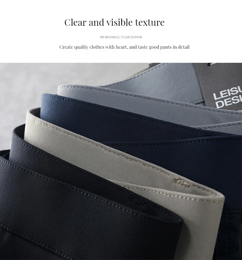 Outdoor functional pants, thin casual pants, men's light luxury high-end straight trousers - Image 5