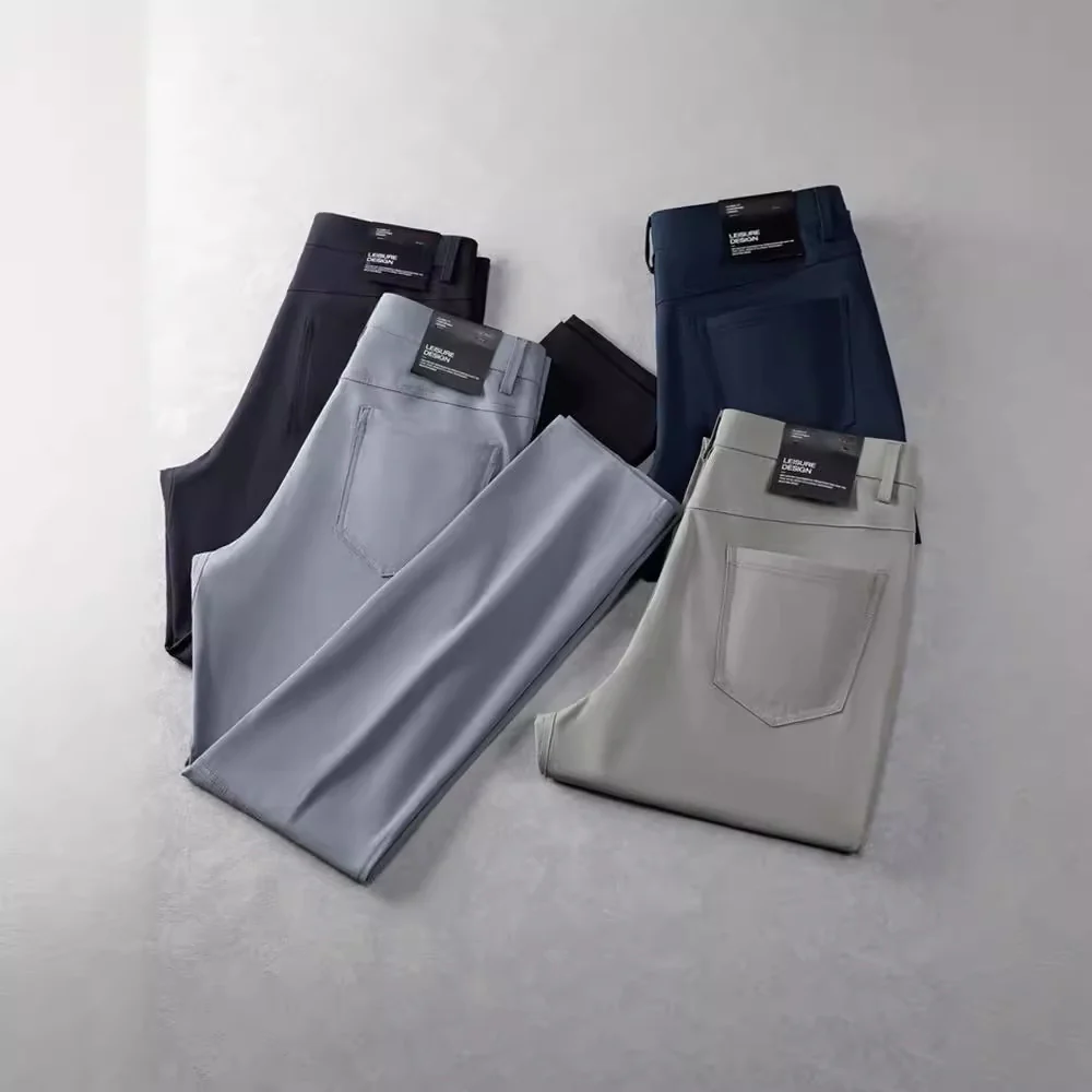 Outdoor functional pants, thin casual pants, men's light luxury high-end straight trousers - Image 7